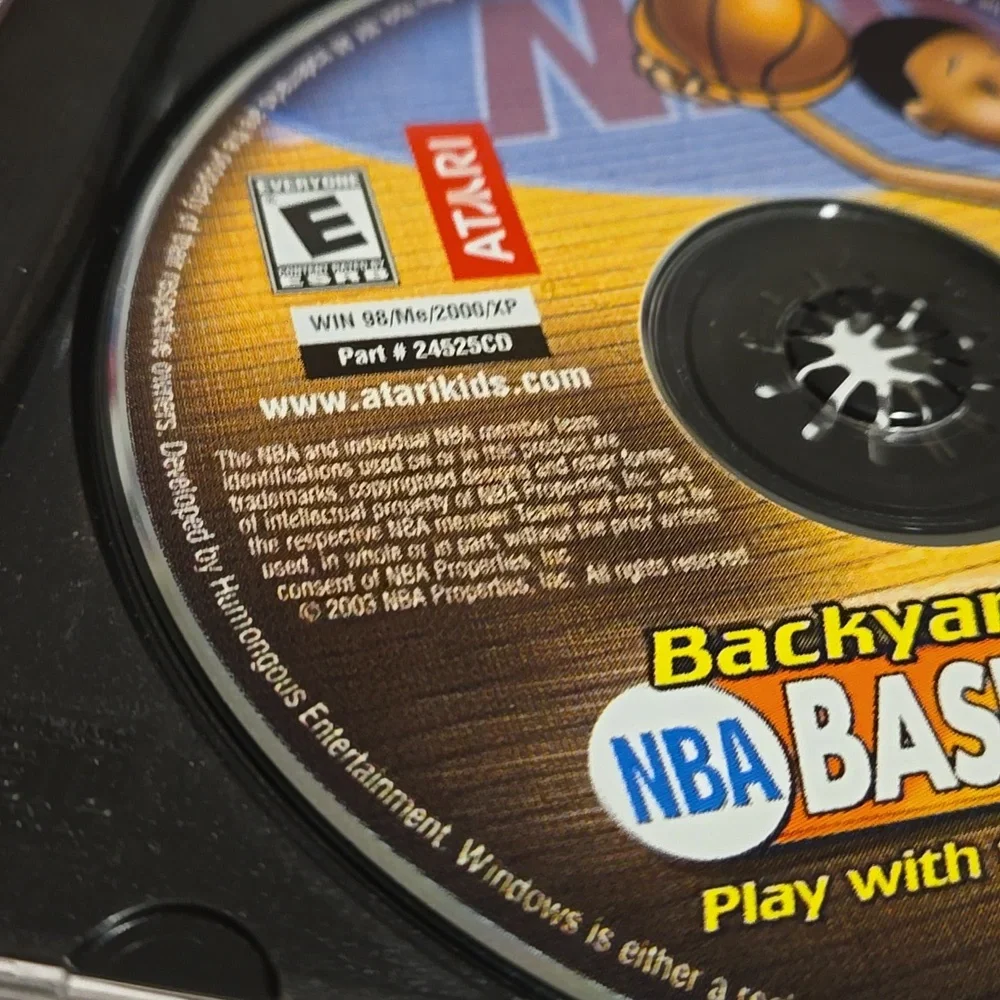 BACKYARD NBA BASKETBALL 2004 - TIM DUNCAN PC CD-ROM GAME